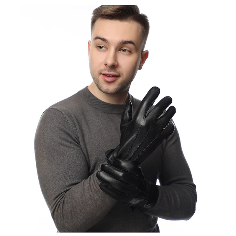 Winter Genuine Sheepskin Leath - Wool Glove Lined recension och pris