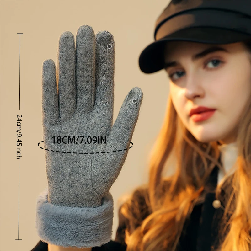 TRALOW Women's Winter Knit Tou - Wool Glove Lined recension och pris