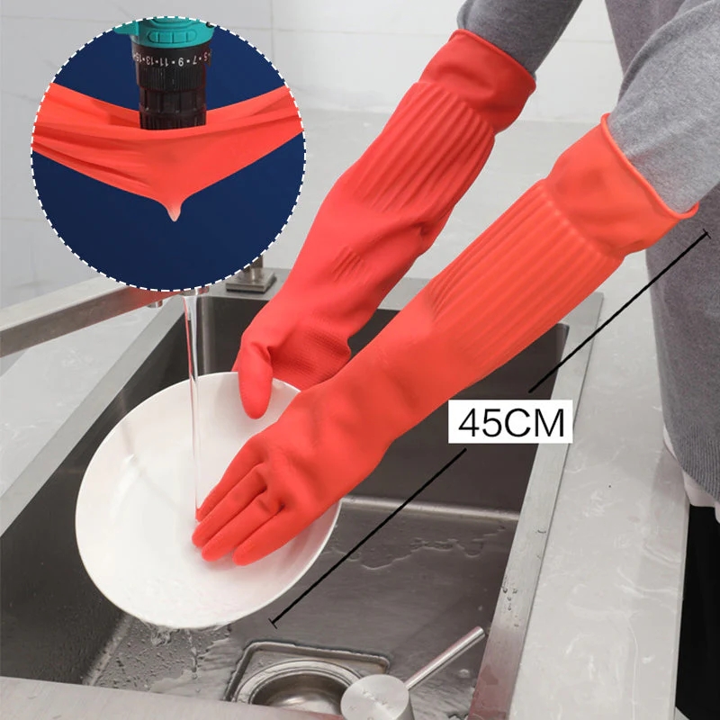 Rubber Dishwashing Cleaning Gl - Dish Glove Rubber recension och pris